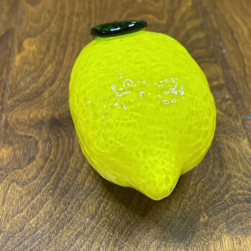 Murano style glass Fruit 4.5